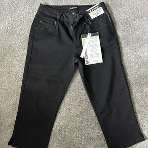 d. jeans Black High Rise Cropped Denim